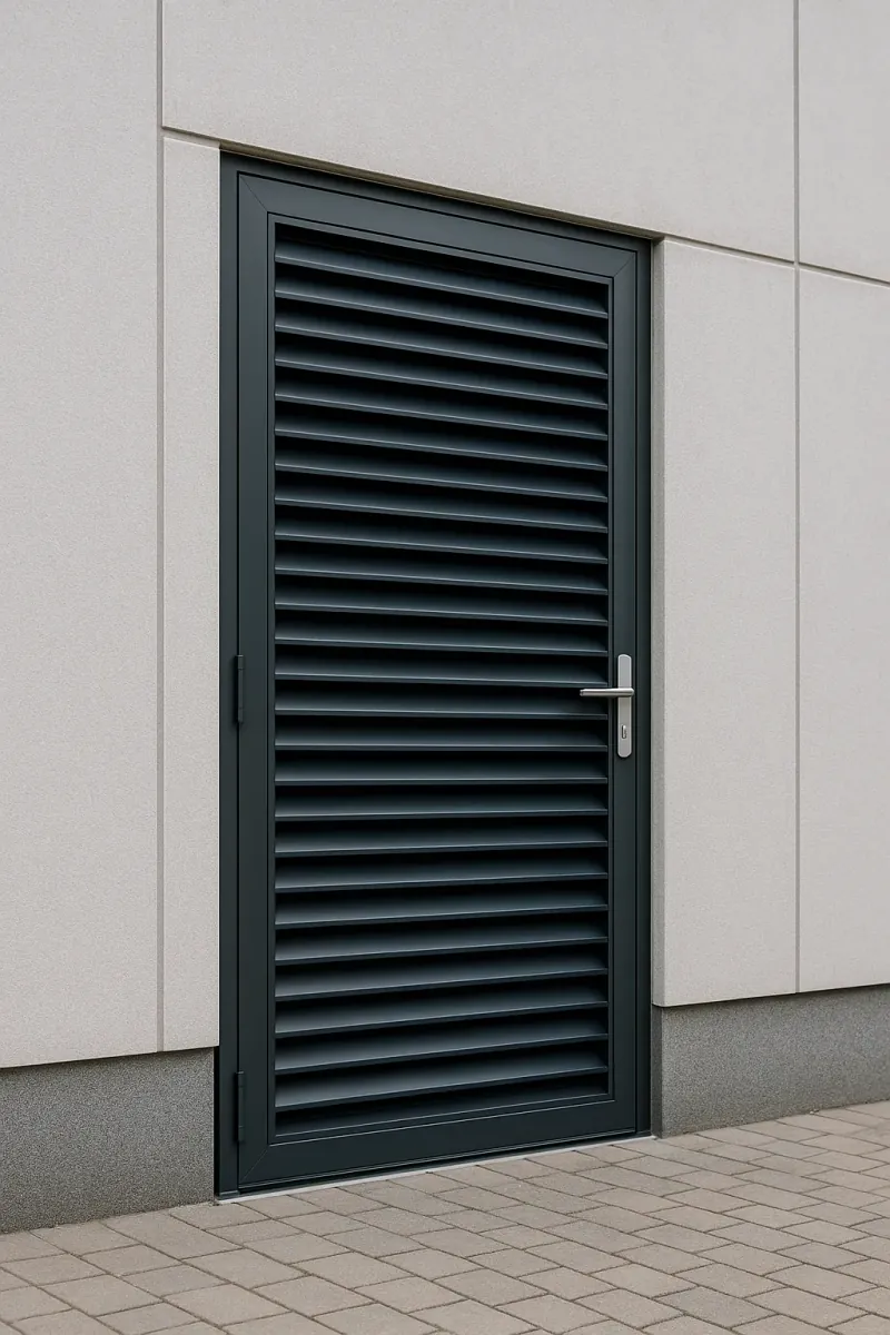steel louvred doors - professional steel doors available in Gateshead from UK manufacturers